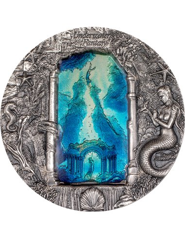 MERMAIDS Underwater Fantasy 3 Oz Silver Coin 20$ Palau 2024