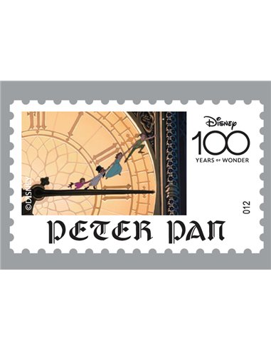 PETER PAN 100e timbre 1 once pièce d'argent épreuve numismatique 2 $ Niue 2023 NGC PF 70 UCAM