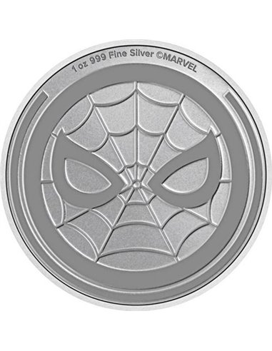 SPIDER MAN Marvel 1 Oz Silbermünze 2$ Niue 2023