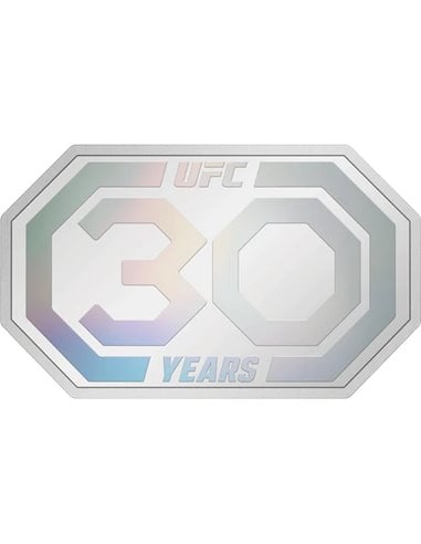 UFC 30 Anni di Momenti Leggendari Moneta Argento 1 Oz 2$ Niue 2023