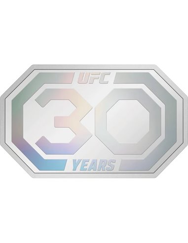 UFC 30 Jahre legendäre Momente 1 Oz Silbermünze 2$ Niue 2023